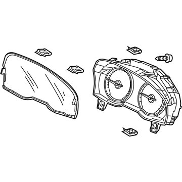 Acura 78100-TY2-A11 Meter Assembly, Combination (Rewritable)