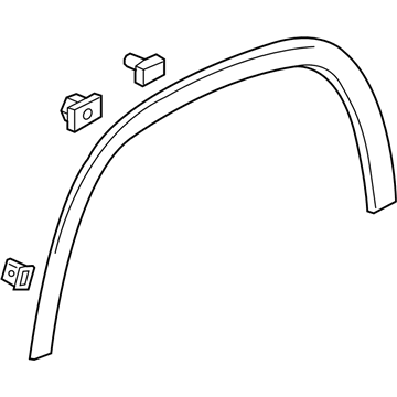 GM 84999317 Wheel Opening Molding