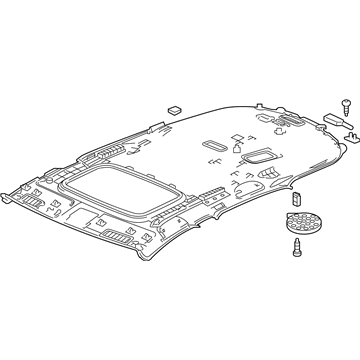 Acura 83200-TZ5-A22ZA Lining Assembly, (Sandstorm)