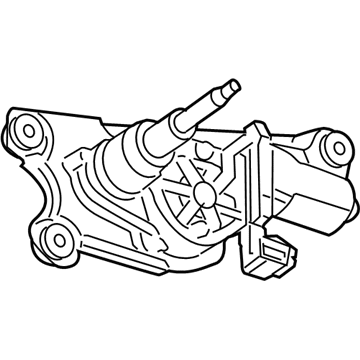 Mopar 5178201AC Motor-LIFTGATE WIPER