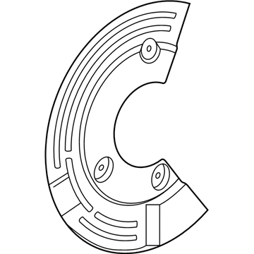 Ford 5F9Z-2C029-AA Splash Shield