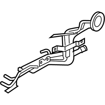 Nissan 17221-JB11A Tube Assy-Filler