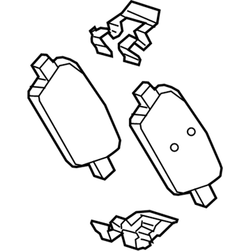 GM 23344214 Pad Kit-Rear Disc Brake