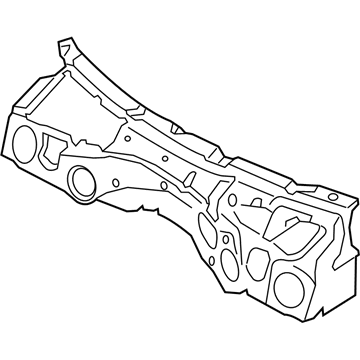 BMW 51-48-7-221-966 Sound Insulating., Splash Wall, Upper Part