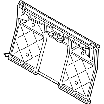 BMW 52-20-9-113-318 Backrest Frame Electrical. Fa