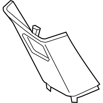 BMW 51-43-7-220-595 Trim, C-Pillar, Top Left