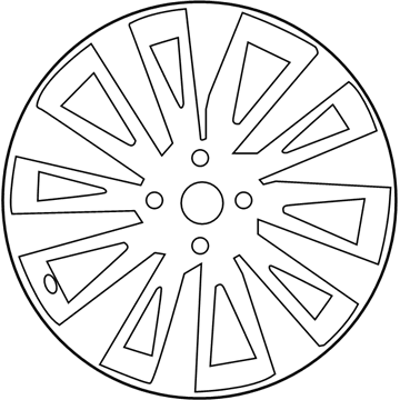 Nissan D0300-5R09J WHEEL-ALUMINUM