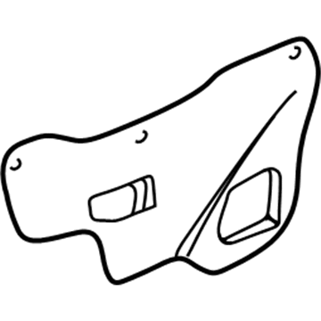 Acura 72321-S3M-000 Seal, Door Hole