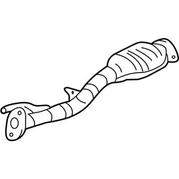 Toyota 17460-74090 Catalytic Converter Assembly With Pipe
