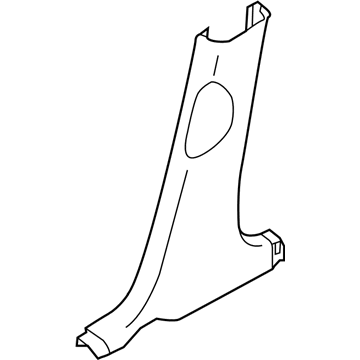 Nissan 76916-9KA0A Garnish-Center Pillar, Lower LH