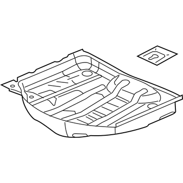 Mopar 4780793AK Pan-Rear Floor