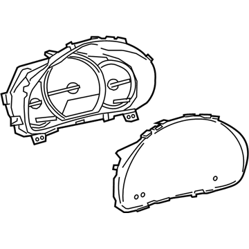 Toyota 83800-5CA90 Cluster Assembly