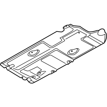 Hyundai 84147-D2000 Under Cover-Rear, RH