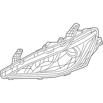 Mopar 68228948AH HEADLAMP Right