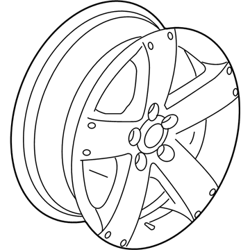 GM 9597506 Wheel, Alloy