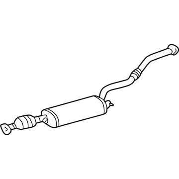 Lexus 17420-20130 Exhaust Center Pipe Assembly