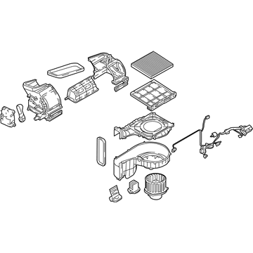 Hyundai 97207-2E102 Blower Unit