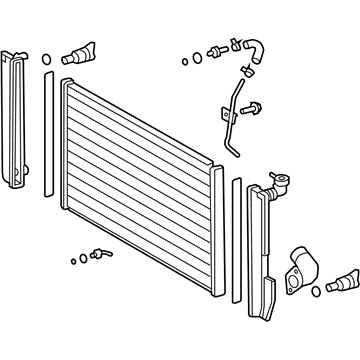 Lexus 16041-0P190 Radiator Assembly, No.2