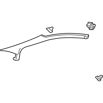 GM 10410020 MOLDING, Windshield Garnish Molding