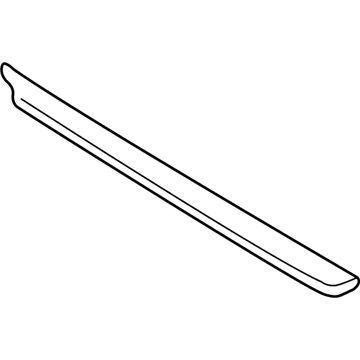 BMW 51-42-8-200-754 Wooden Strip, Door Rear Right