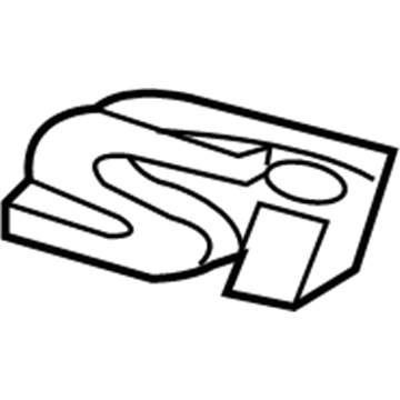 Honda 75732-SVB-A01 Emblem, Front (Si)