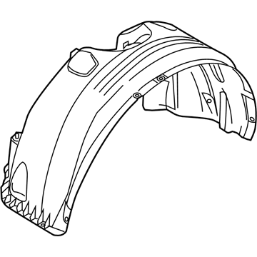 Ford 9T1Z-16103-A Fender Liner