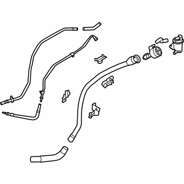 Hyundai 31030-P0800 FILLER NECK & HOSE ASSY