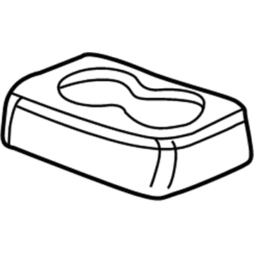 GM 88938361 Holder, Front Center Seat Cup *Pewter