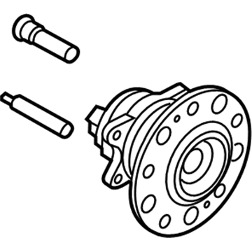 Kia 527301M000 Rear Wheel Hub & Bearing Assembly