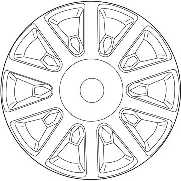 Mopar 1BG69PAKAB Wheel Cover