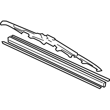 Honda 76630-SHJ-A01 Blade, Windshield Wiper (550MM)