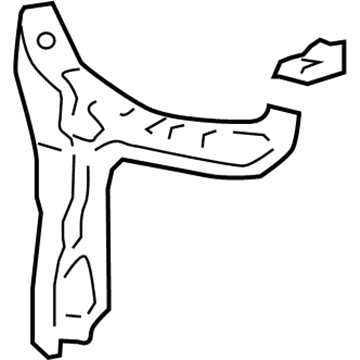 Honda 04611-SWA-A01ZZ Panel Set, Left Front Bulkhead