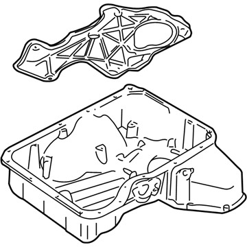 GM 91177730 Pan, Oil Upper