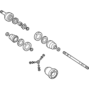 GM 26055392 Front Wheel Drive Shaft Kit