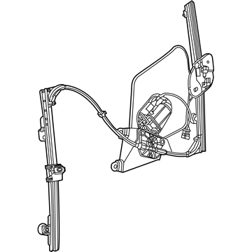 Mopar 4865610AI Door Window Regulator