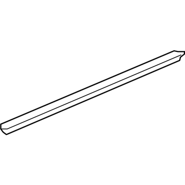 Honda 72335-S5S-E01 Weatherstrip, R. FR. Door (Inner)