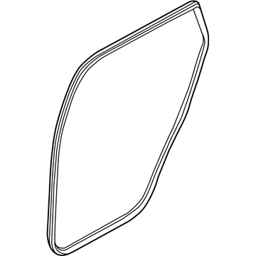 Kia 83110C5000 WEATHERSTRIP-Rear Door Body Side