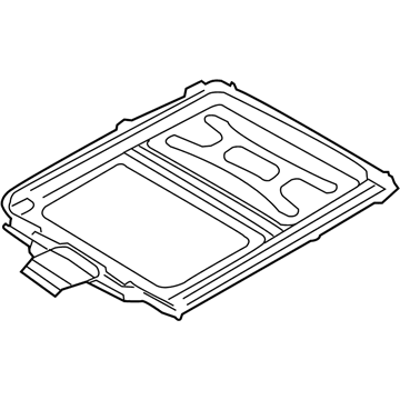 BMW 54-13-7-028-569 Sliding Roof Frame