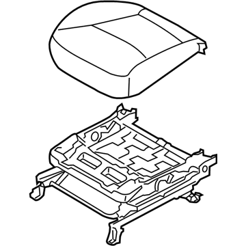 Kia 882041U000BD6 Cushion Assembly-Front Seat