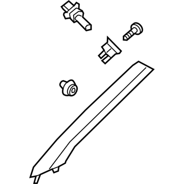 Hyundai 85820-S8200-MRS Trim Assembly-FR Pillar RH