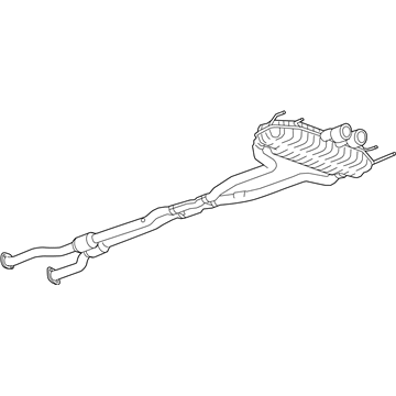 GM 25902024 Muffler & Pipe