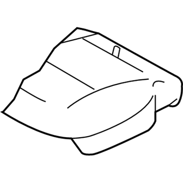 Nissan 87370-9KN0A Trim Assy-Cushion, Front Seat