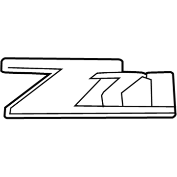 GM 25798302 Decal