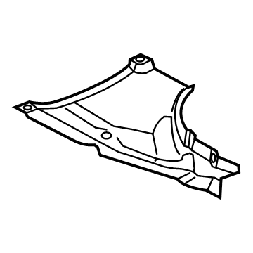 BMW 51-71-7-445-679 Cover, Bottom Left