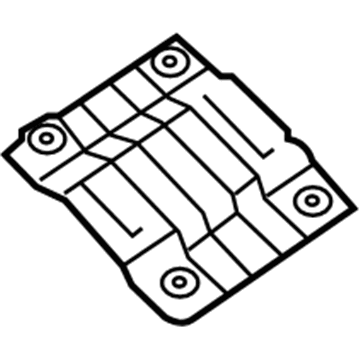 Nissan 74762-EZ05A INSULATOR-Rear Body Floor