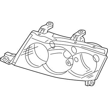 Infiniti 26075-CR900 Headlamp Housing Assembly, Left