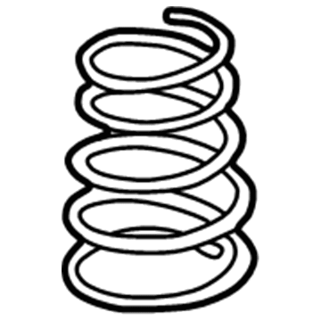 Lexus 48231-33541 Spring, Coil, Rear