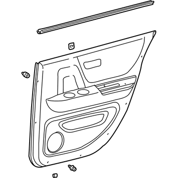 Toyota 67640-48160-A1 Door Trim Panel