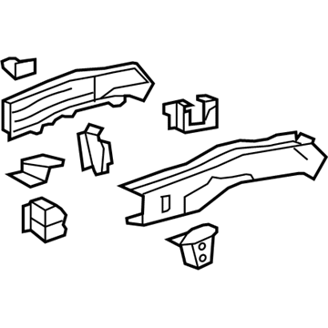 Toyota 57028-33901 Rail Assembly