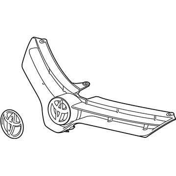 Toyota 53100-02560 Grille Assembly